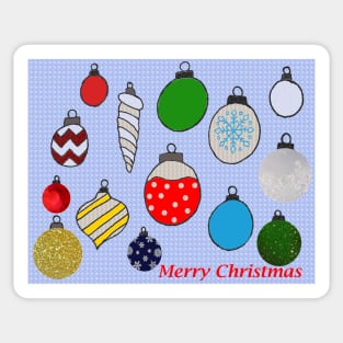 Christmas Ornaments Sticker